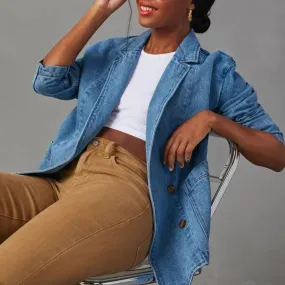 Heidi-Mode | Jeansjacke Mit Taschen für Frauen
